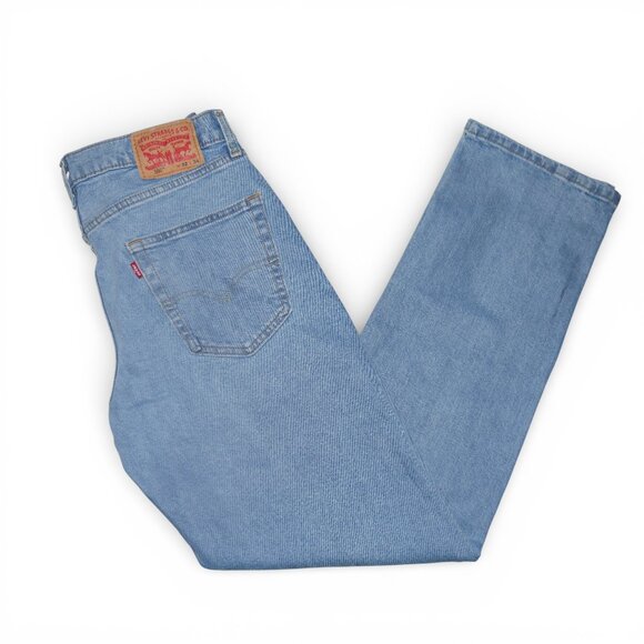 Levis 550 Relaxed Fit Jeans Men's Size 32x34 Premium Light Wash Denim NEW - Picture 10 of 10